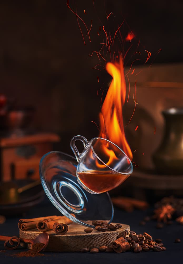 Spiced Coffee Flame by Dina Belenko — canvas wall art