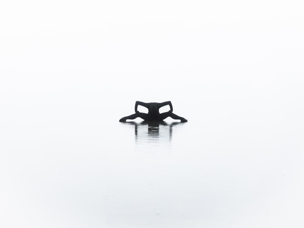 Dark Silhouette Reflection by Leszek Paradowski — canvas wall art