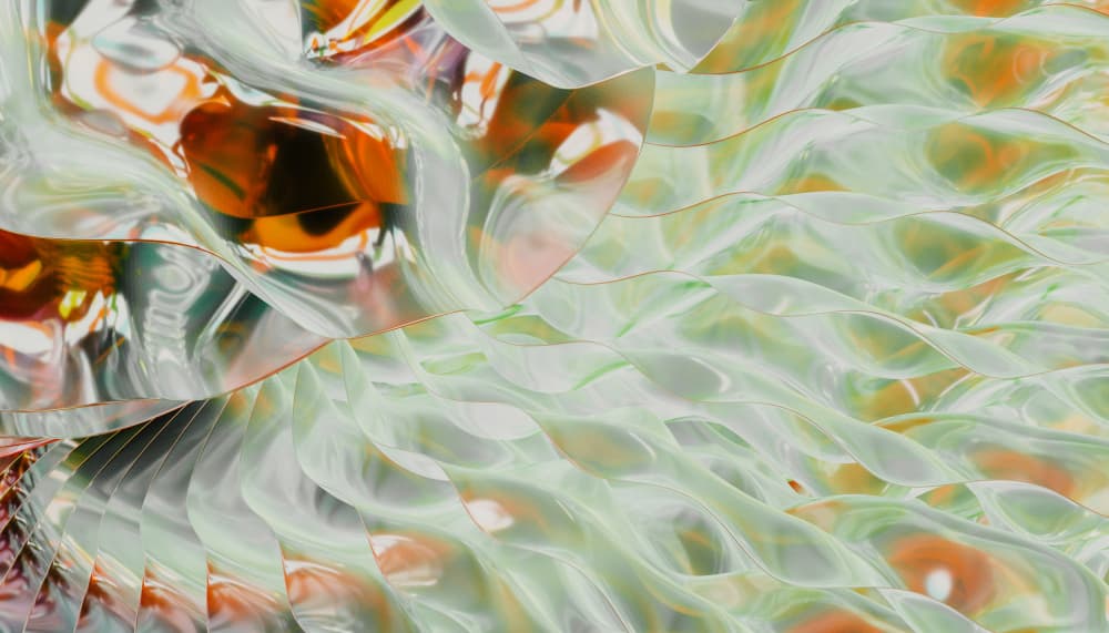 Shimmering Fluid Ripples by Javier Pardina — canvas wall art