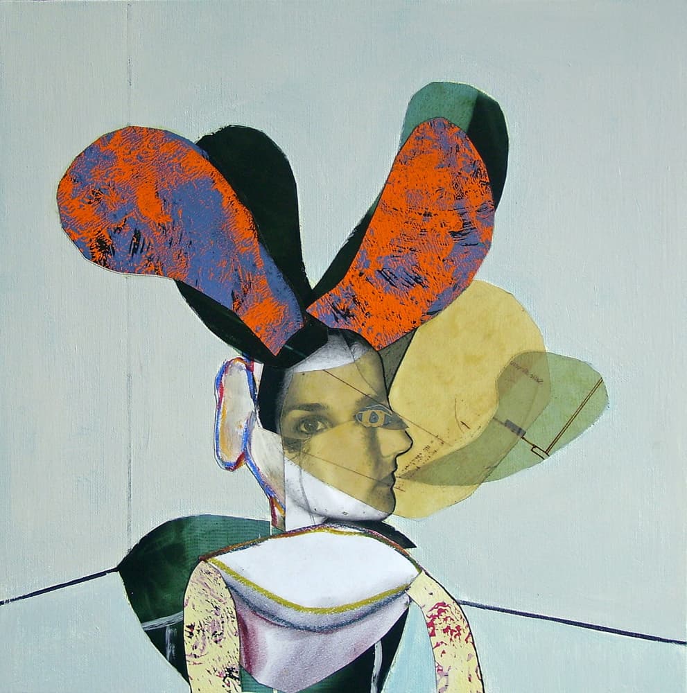 Abstract Woman Portrait by Pascal Marlin — canvas wall art
