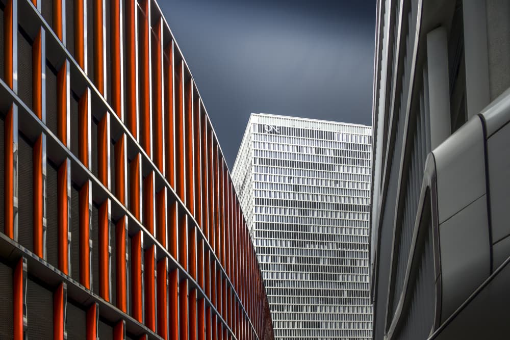 Modern City Architecture by Stephan Rückert — canvas wall art