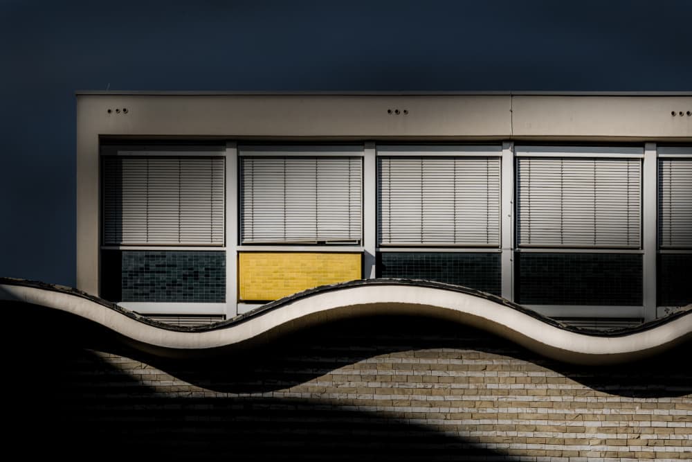 Modern Architectural Curve by Stephan Rückert — canvas wall art