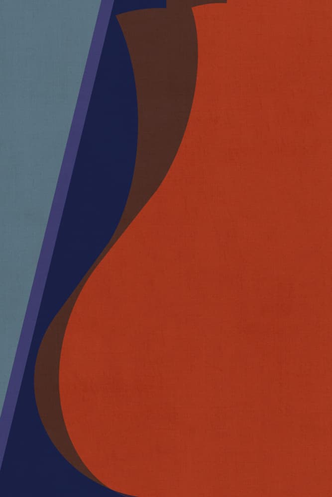Fluid Curves Abstract by cartissi — canvas wall art