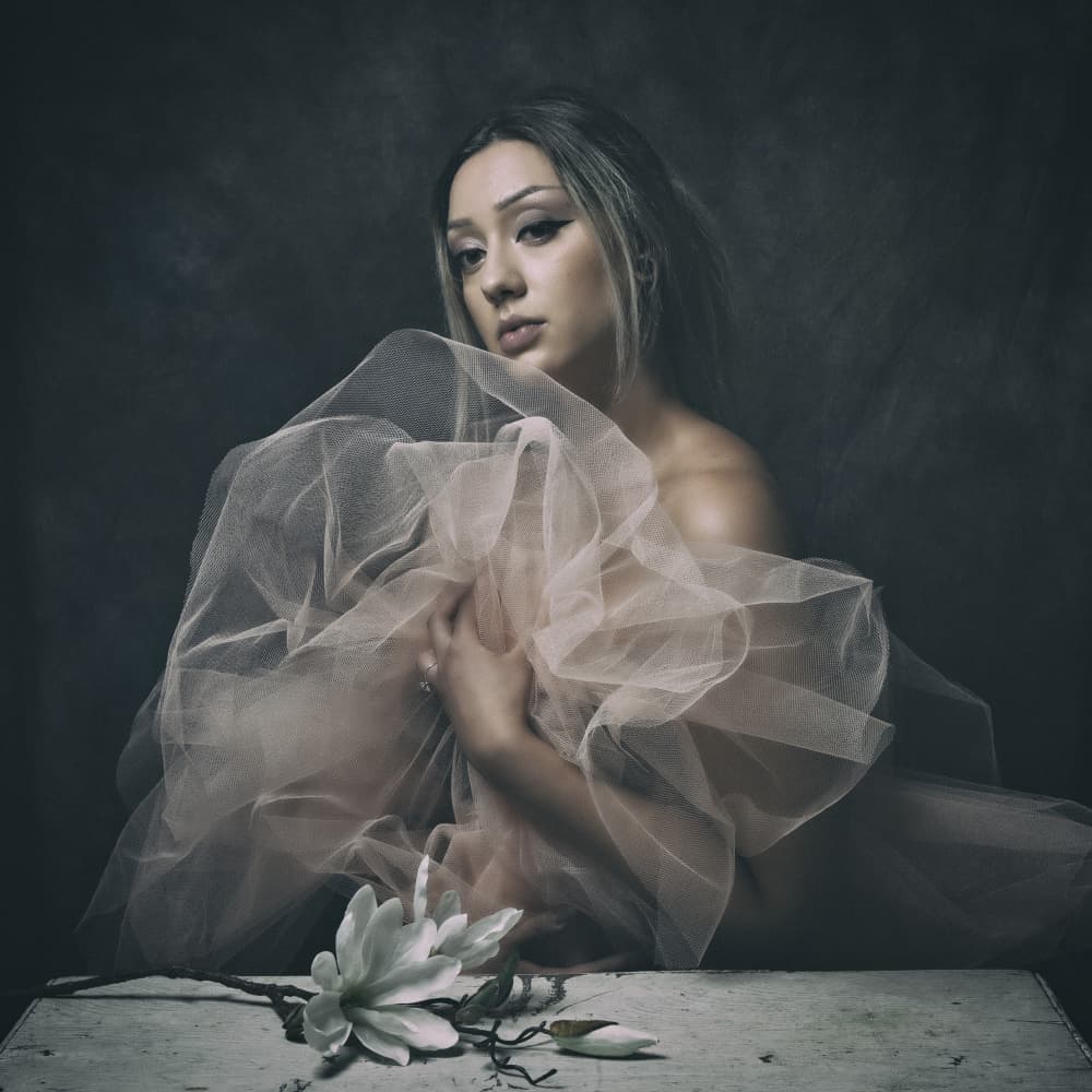 Ethereal Magnolia Muse by Ruth Franke — canvas wall art