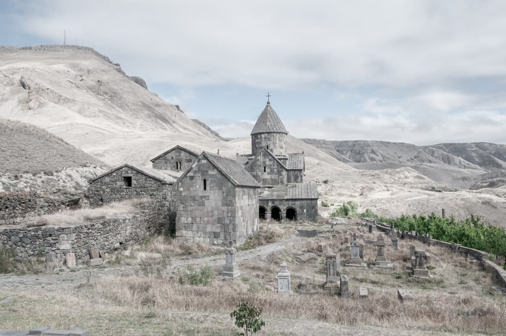 Ancient Mountain Monastery by Photolovers — canvas wall art