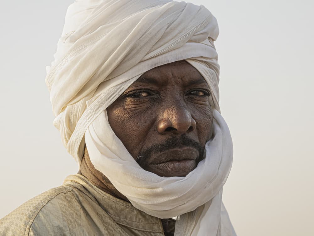 Man in White Turban by Elena Molina — canvas wall art