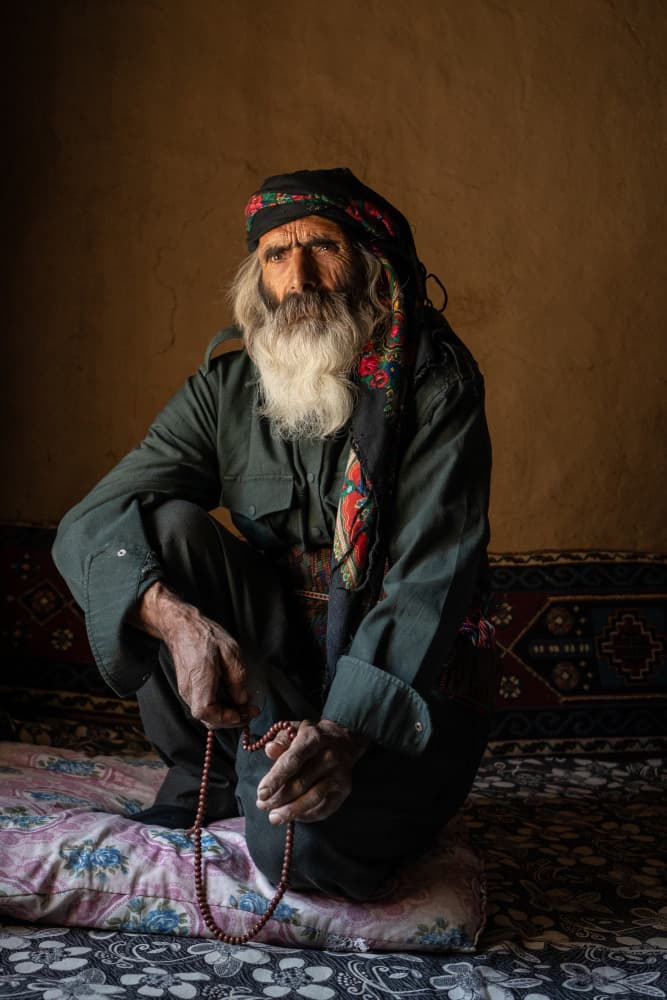 Contemplative Old Man by Corinne Spector — canvas wall art
