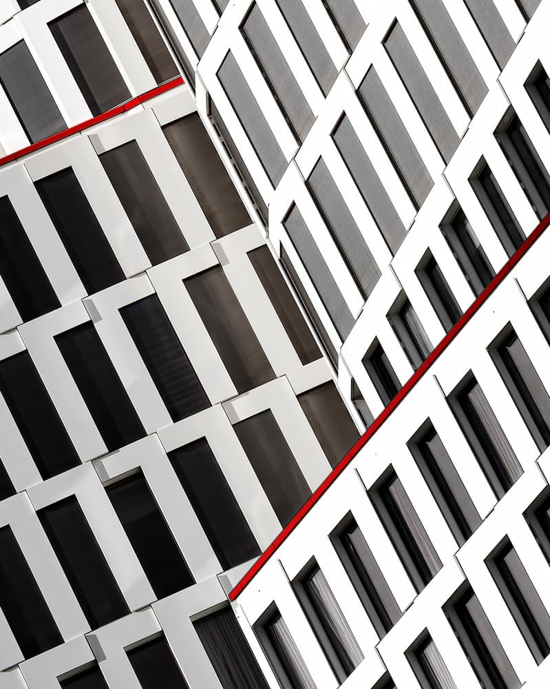 Abstract Urban Geometry by Tomasz Buczkowski ( Tomush ) — canvas wall art
