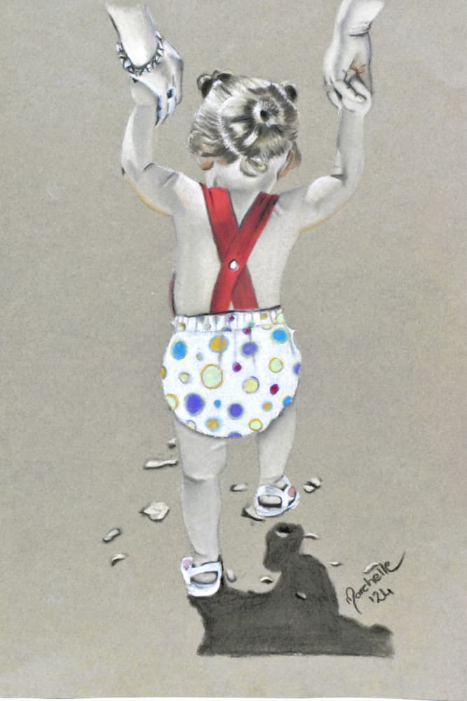 Little one by Marchelle de Kock — canvas wall art