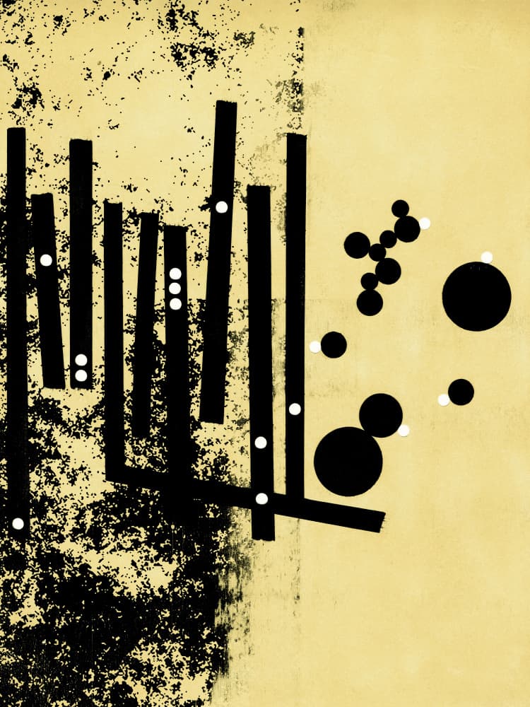Geometric Abstract Forms by Petr Strnad — canvas wall art