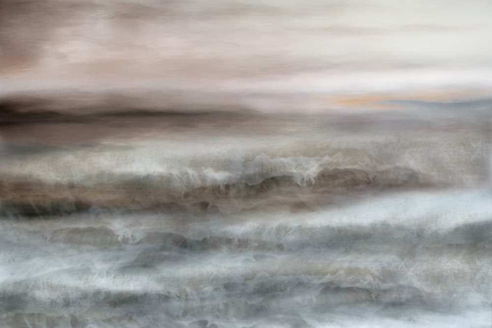 Ocean Waves Abstract by Christina Sillen — canvas wall art