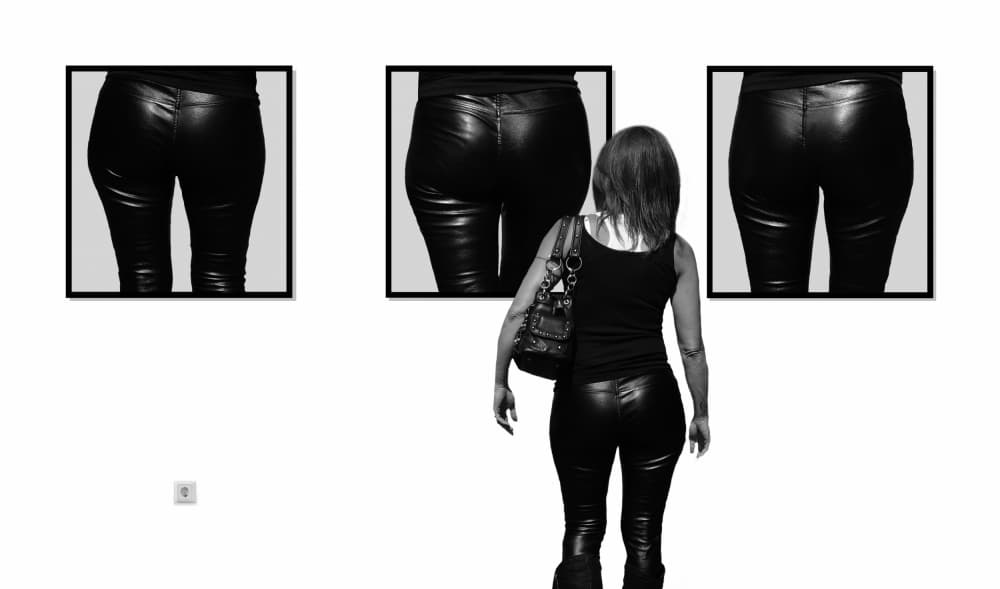 Black Leather Gallery Art by Huib Limberg — canvas wall art