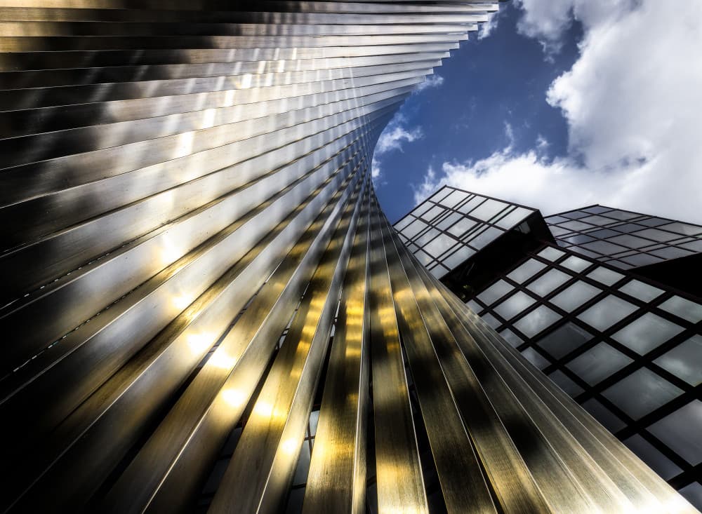 Glimmering Skyward Twist by Wim Denijs — canvas wall art
