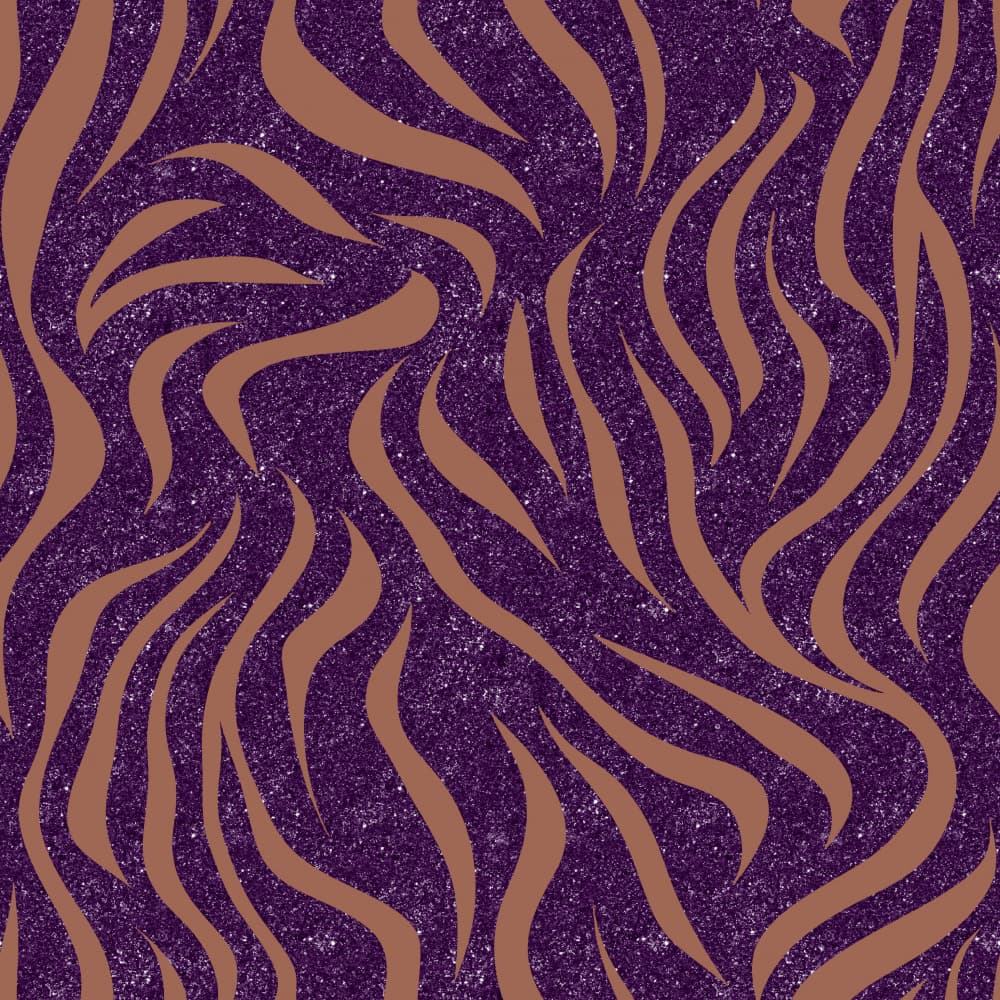 Purple Shimmer Waves by Bilge Paksoylu — canvas wall art