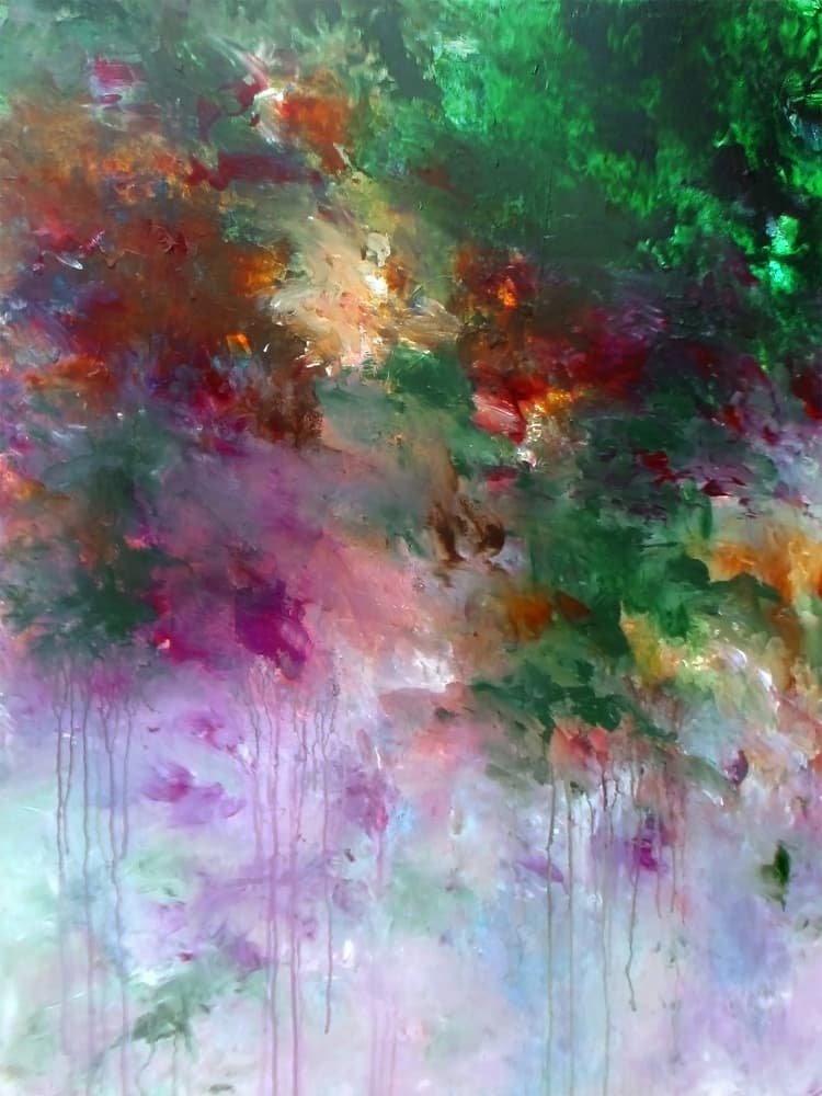 Vibrant Garden Dream by Ron Halfant — canvas wall art
