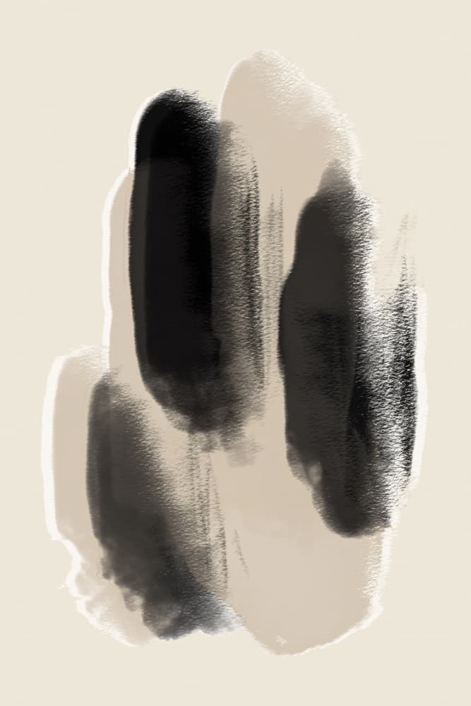 Modern Abstract Strokes by Martina — canvas wall art