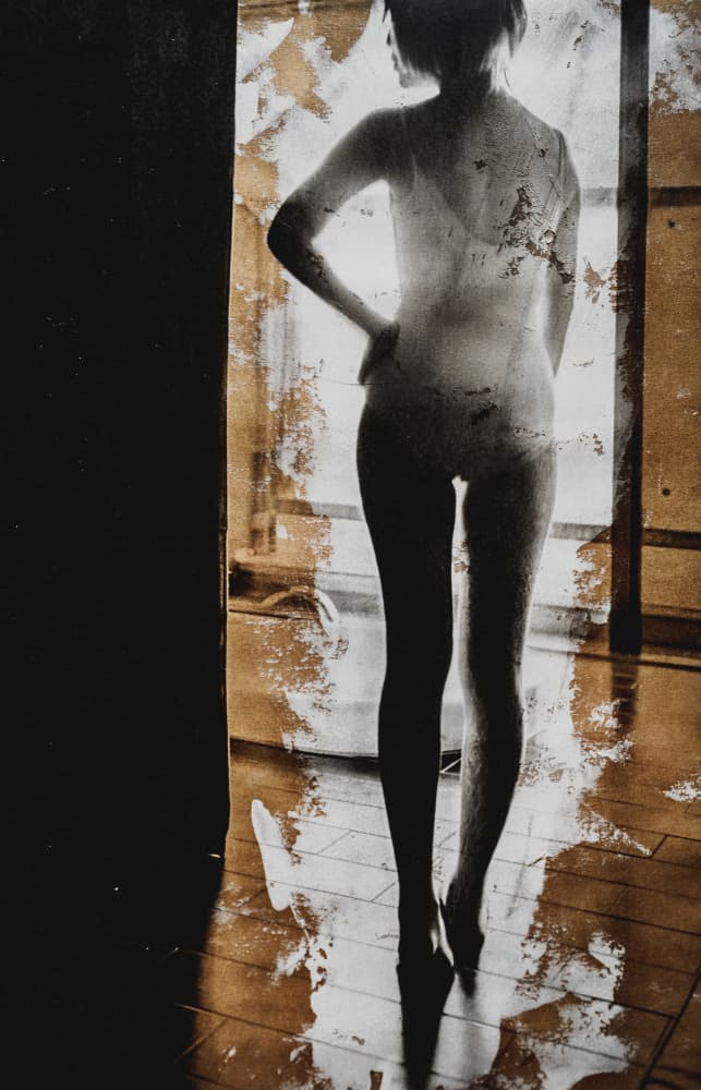 Elegant Dancer Silhouette by Kurosaki Sangan — canvas wall art