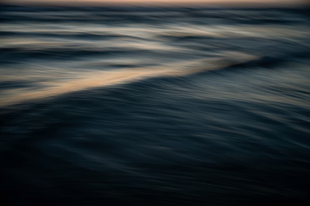Abstract Ocean Waves by Tal Paz-Fridman — canvas wall art