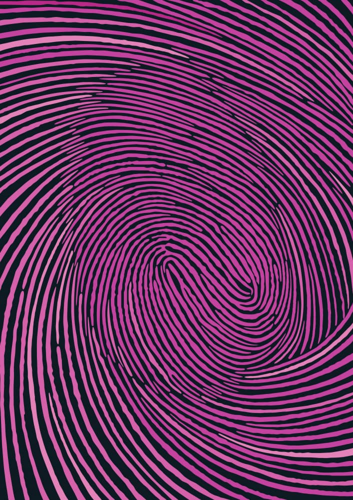 Intricate Purple Swirl by Carlo Kaminski — canvas wall art