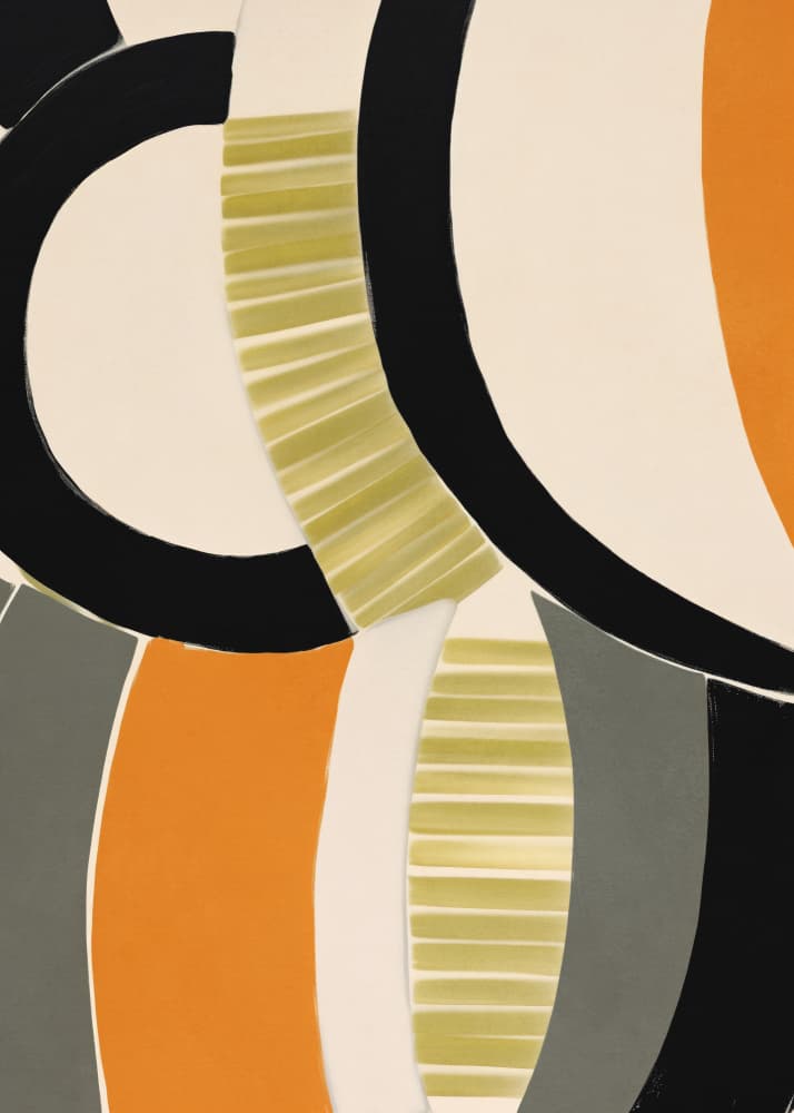 Abstract Rhythmic Forms by City Art — canvas wall art