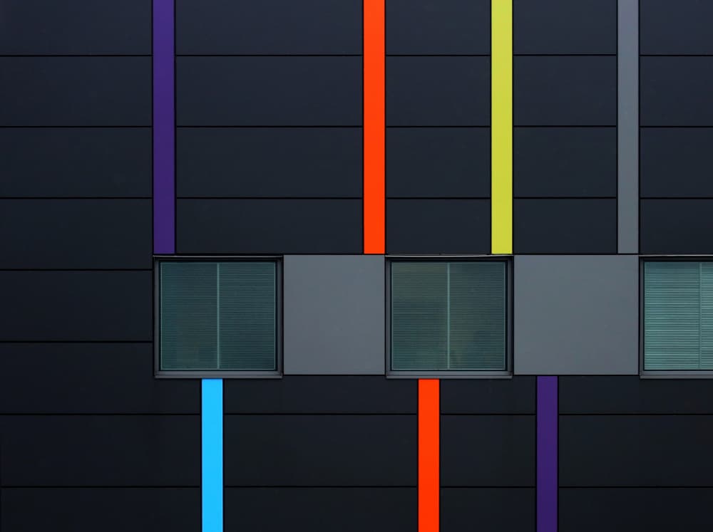 Modern Lines And Colors by Ivan Huang — canvas wall art