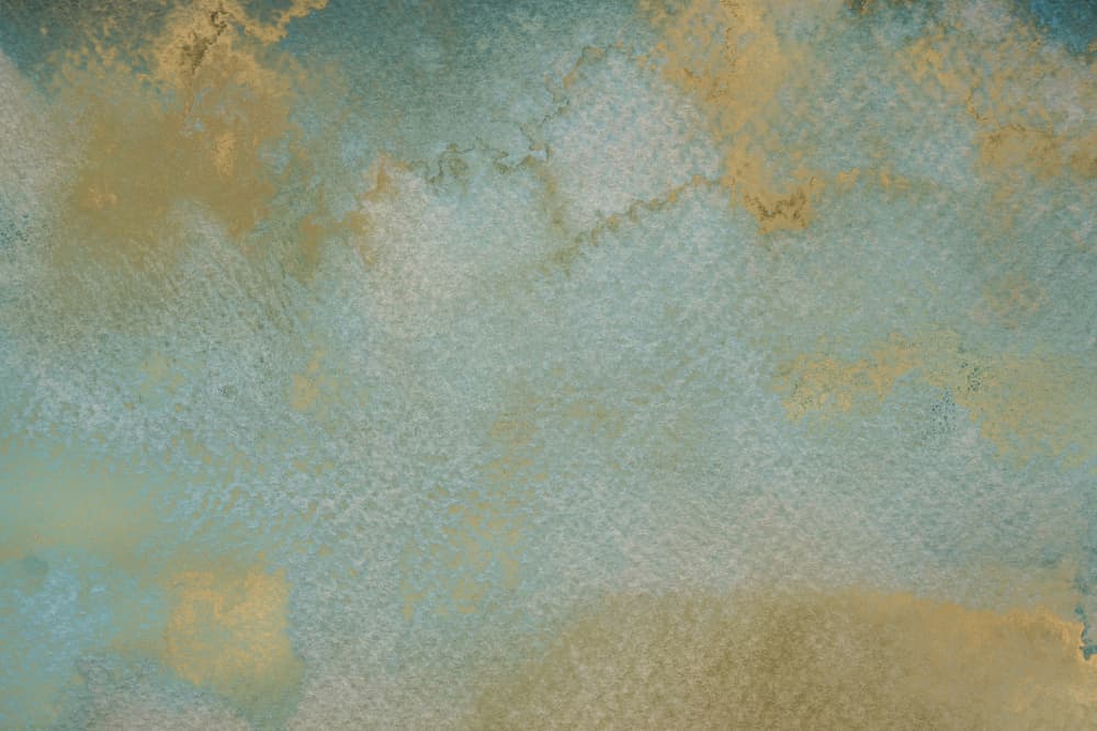 Shimmering Teal Abstract Flow by Bilge Paksoylu — canvas wall art