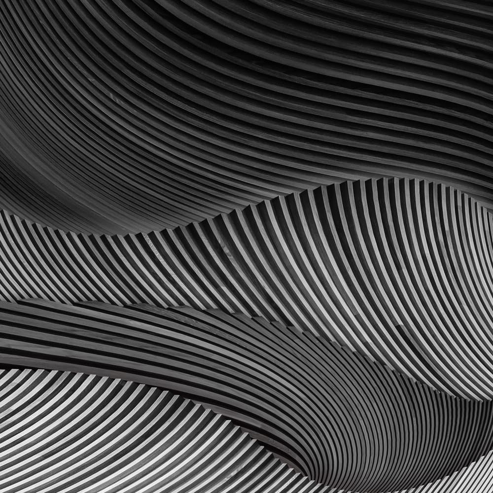 Wavy Lines Abstract by Luc Vangindertael (laGrange) — canvas wall art