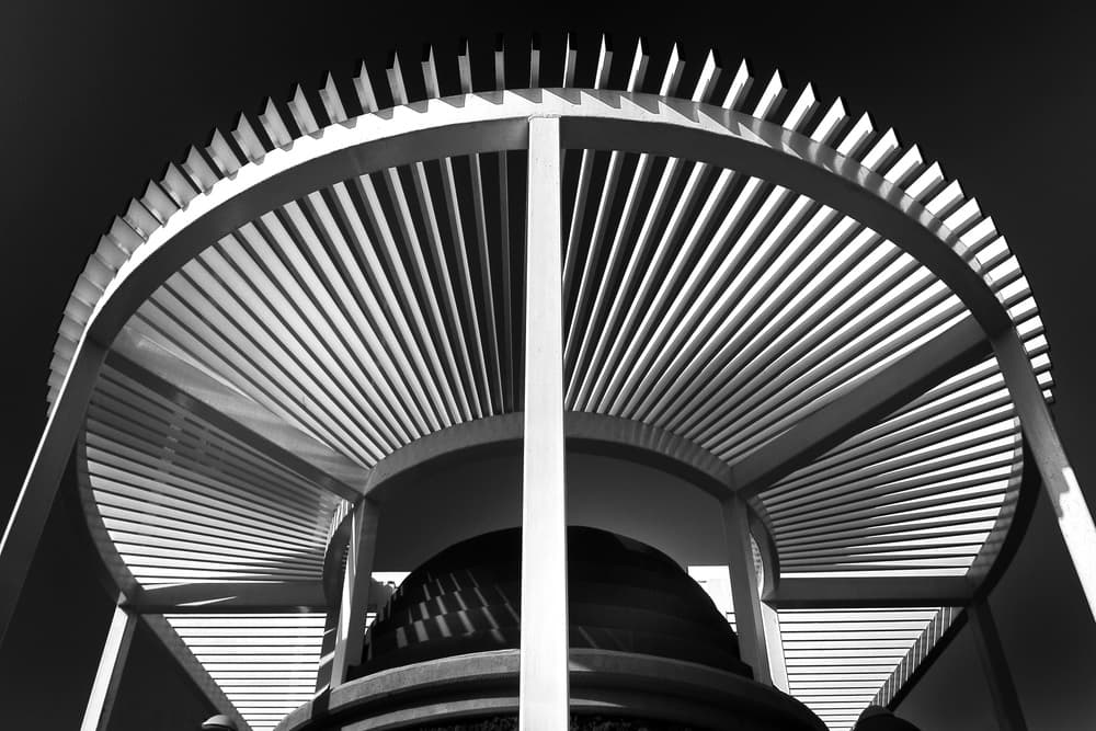Modern Architectural Curves by Hans-Wolfgang Hawerkamp — canvas wall art