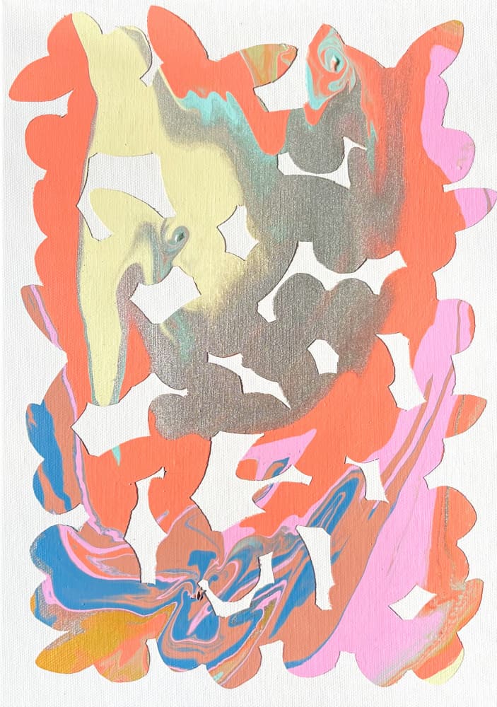 Fluid Abstract Shapes by Eleni Pratsi — canvas wall art