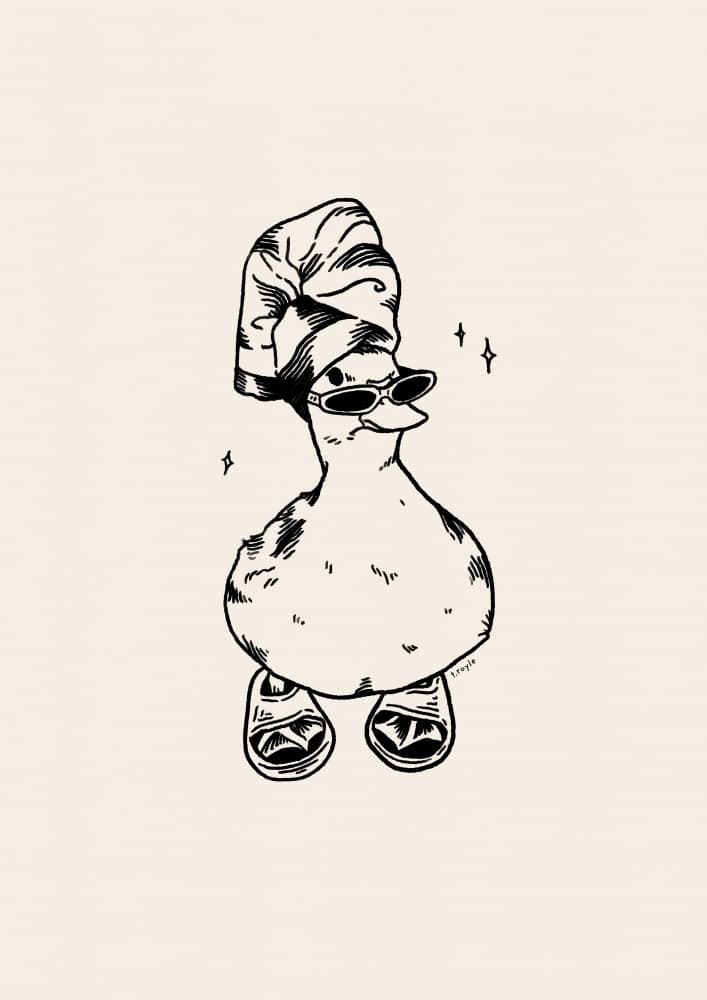 Sassy Duck Swag by Tara Royle — canvas wall art