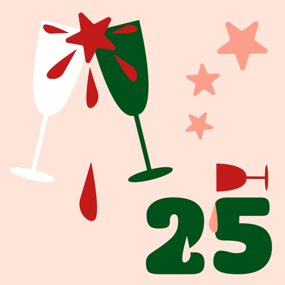 Festive Cheers 25 by Marika Barsrsind β canvas wall art