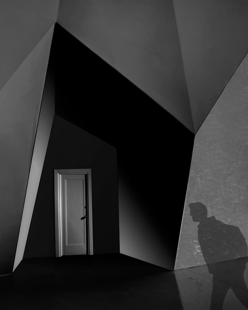 Mysterious Hallway Shadow by Ibrahim Nabeel — canvas wall art