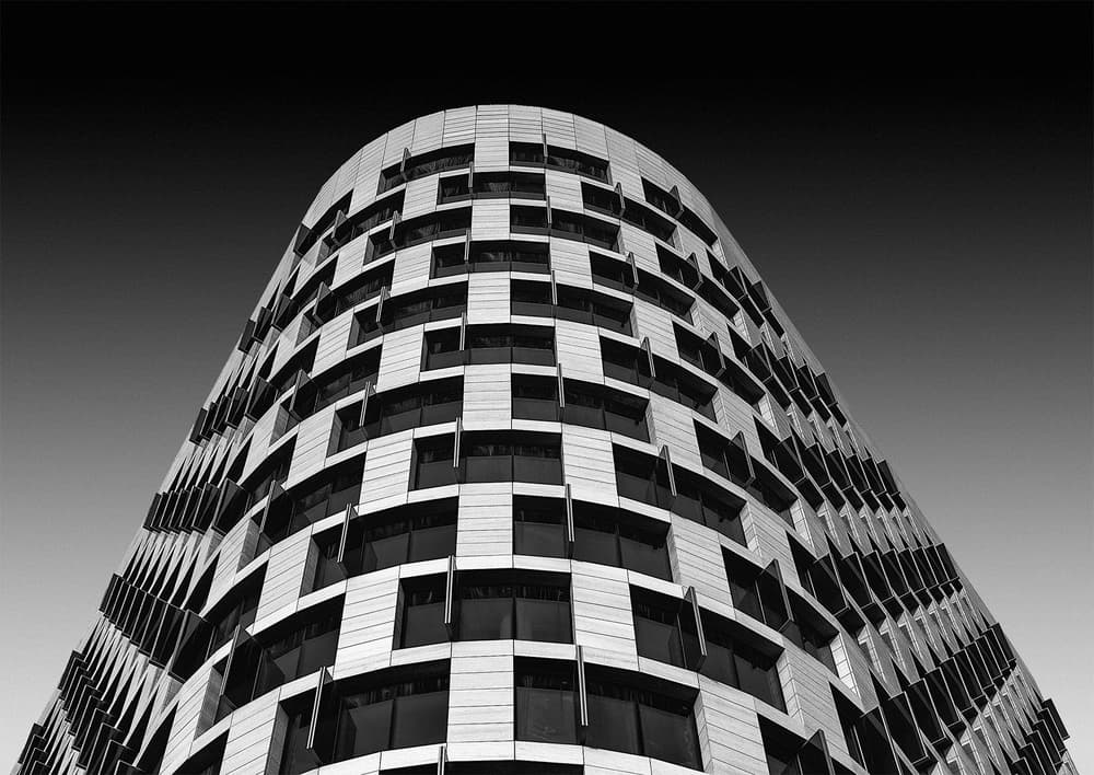 Dynamic Building Curves by Jef Van den Houte — canvas wall art