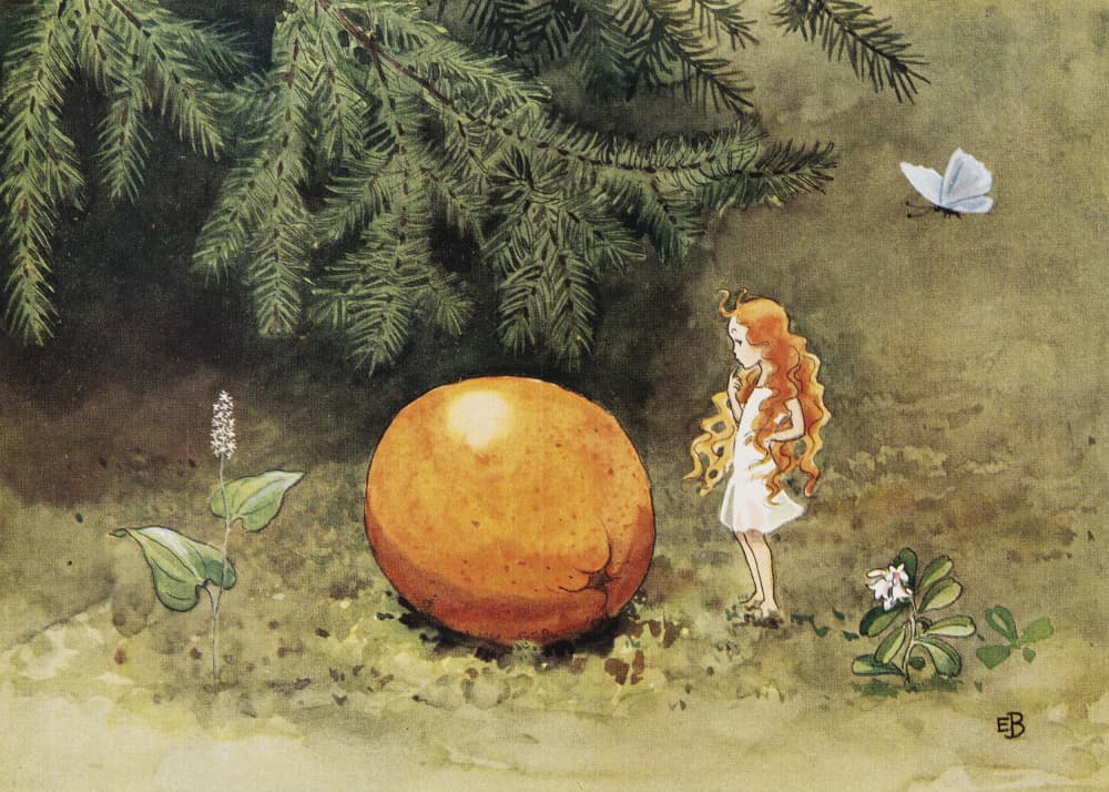 Solägget (1932) 003 by Elsa Beskow — canvas wall art