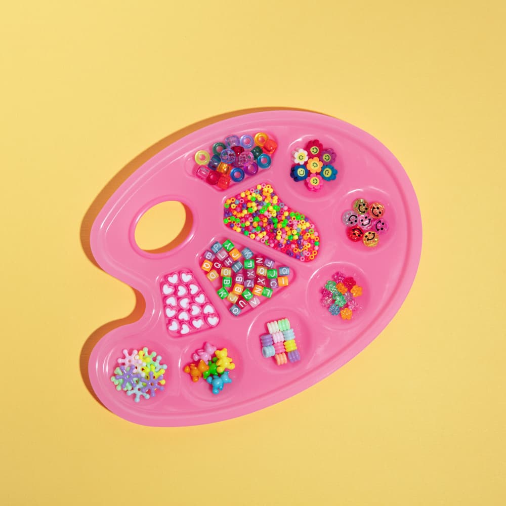 Vibrant Bead Palette by Julia Ramiro — canvas wall art