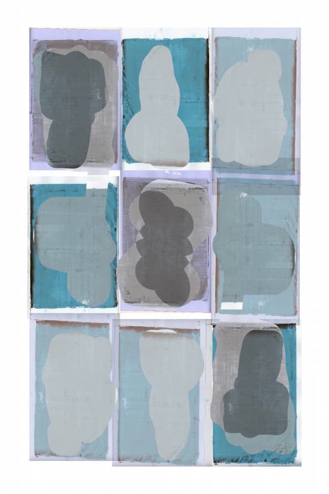 Abstract Color Grid by cartissi — canvas wall art