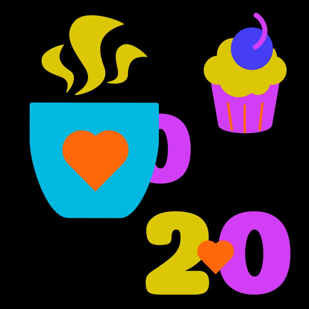Sweet Twenty Coffee Break by Marika Barsrsind β canvas wall art
