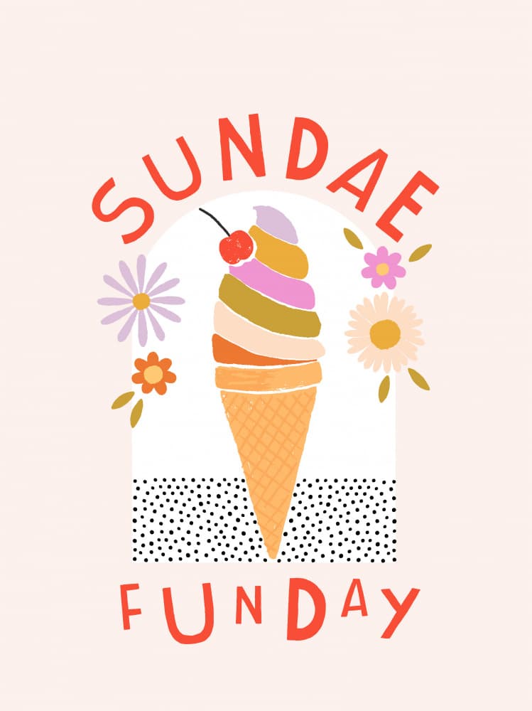 Colorful Sundae Fun by Aislinn Simmonds — canvas wall art