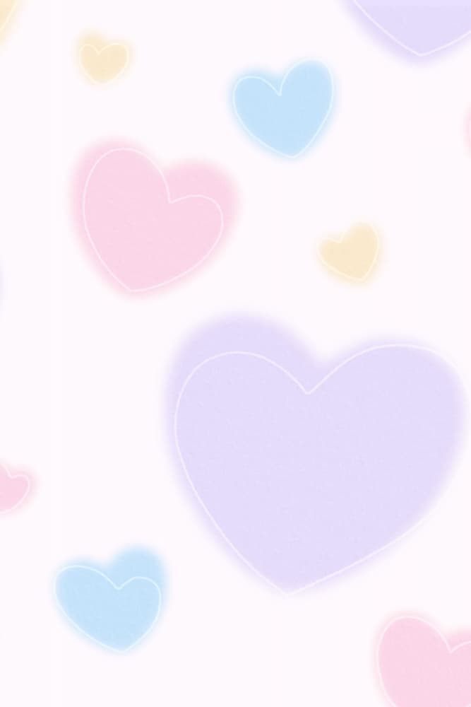 Pastel Dreamy Hearts by Xuan Thai — canvas wall art