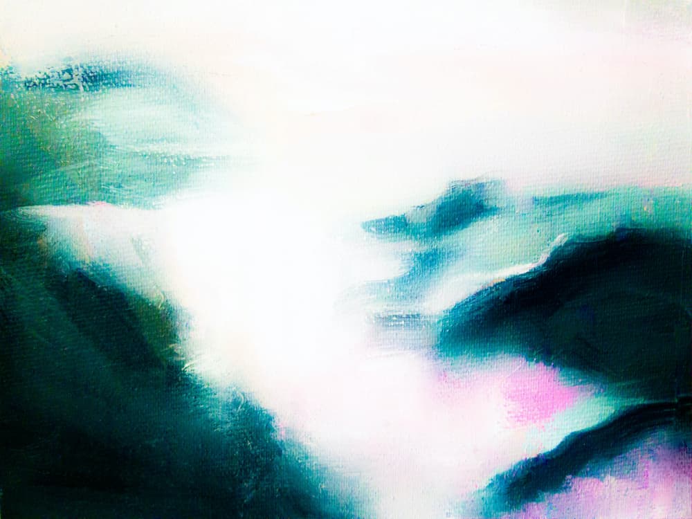 Abstract Misty Glow by Ejaaz Haniff — canvas wall art