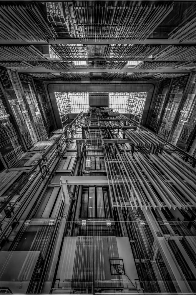Modern Architectural Rise by Atsushi Inamura — canvas wall art