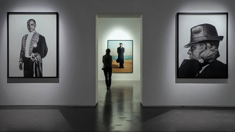 Elegant Portrait Exhibit by Lus Joosten — canvas wall art