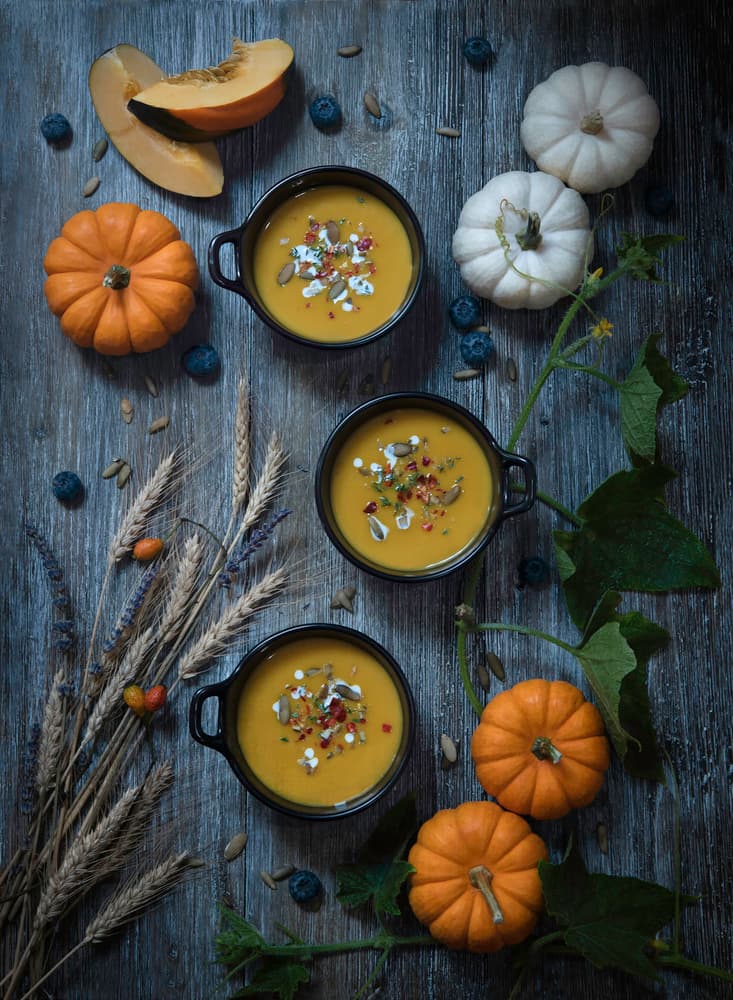 Cozy Autumn Pumpkin Soup by Catherine Wang — canvas wall art