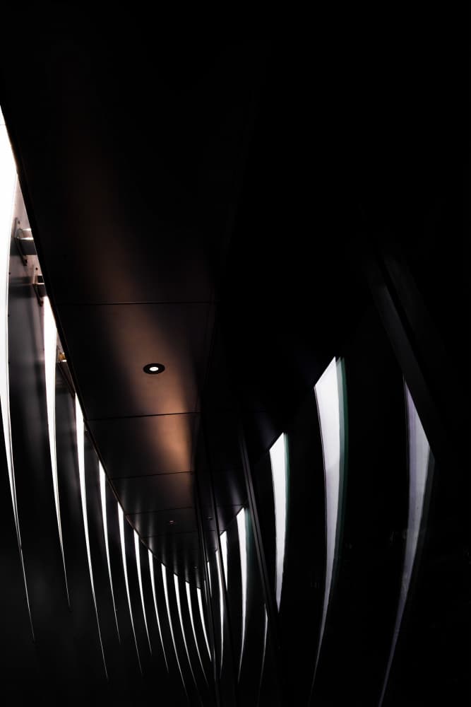 Dark Modern Passage by Rolf Endermann — canvas wall art