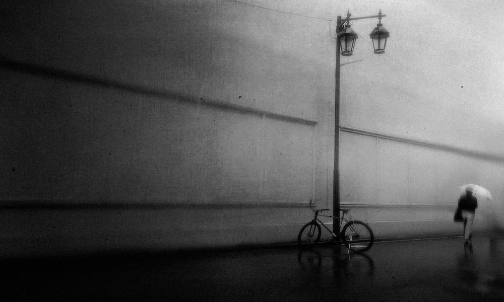 Rainy City Walk by Teruhiko Tsuchida — canvas wall art