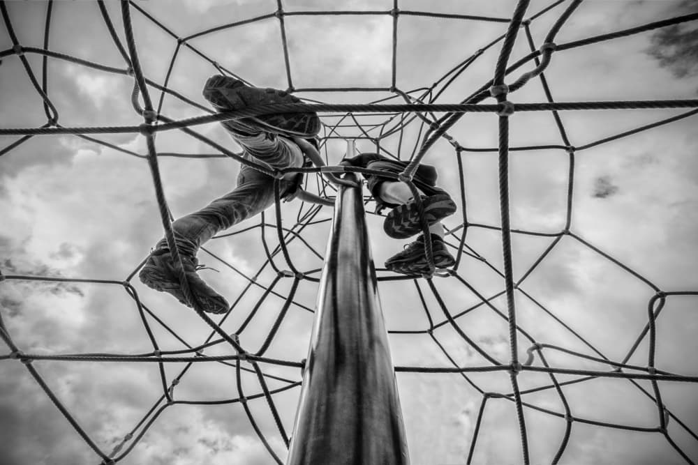 Adventure Playground Climb by Filipe P Neto — canvas wall art