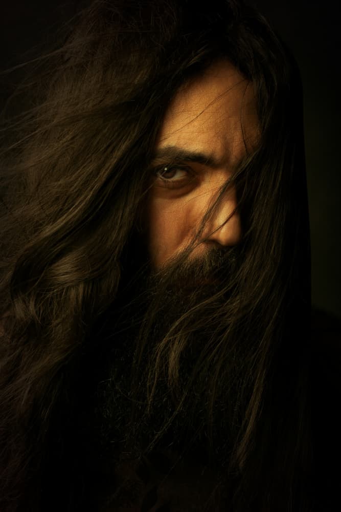 Mysterious Man Dark Hair by Mehdi Mokhtari — canvas wall art
