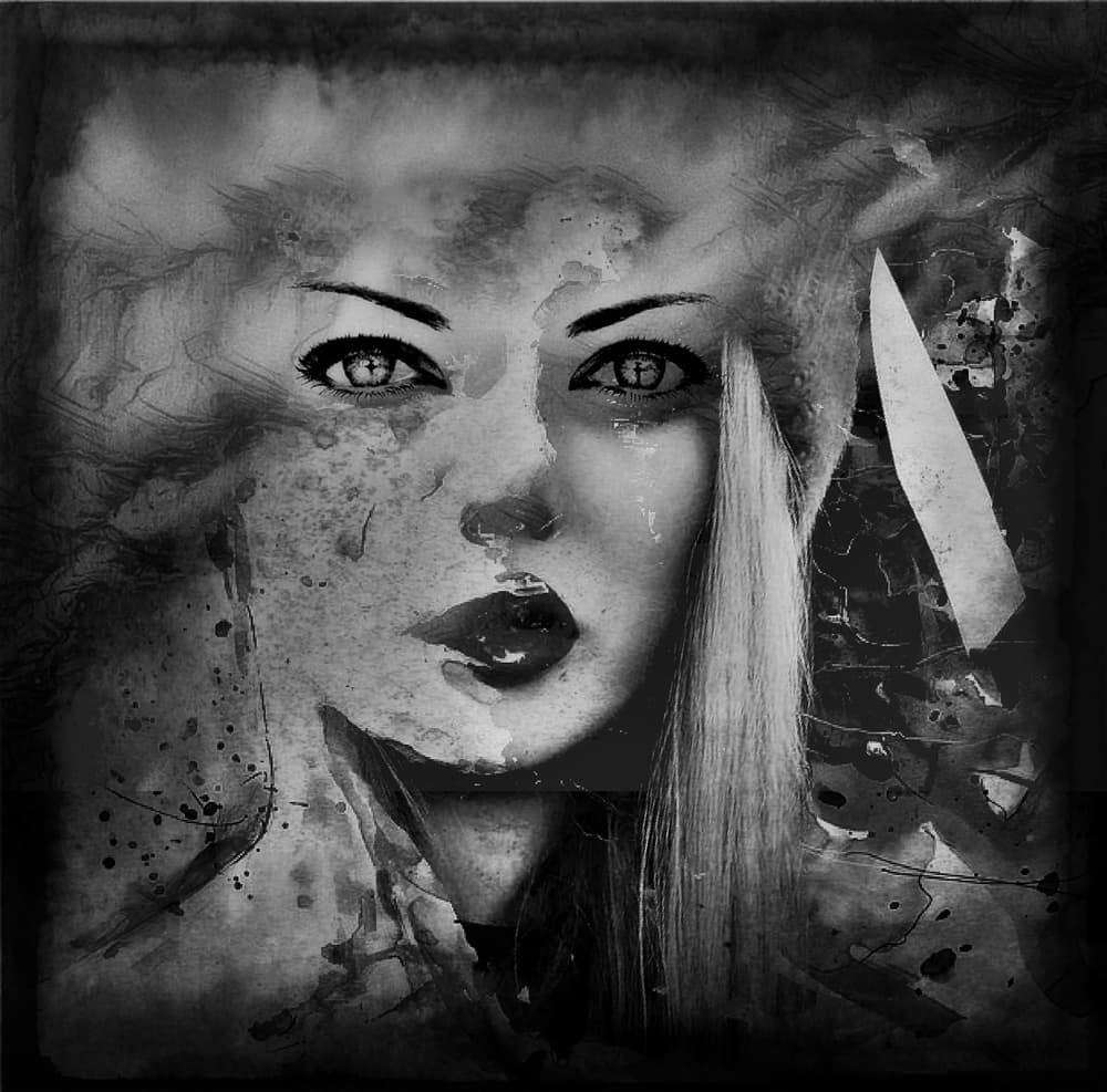 Dark Blade Portrait by Dalibor Davidovic — canvas wall art