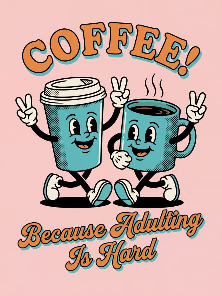 Coffee Adulting Is Hard