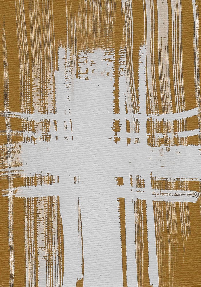 Golden Abstract Cross by Santhosh ch — canvas wall art
